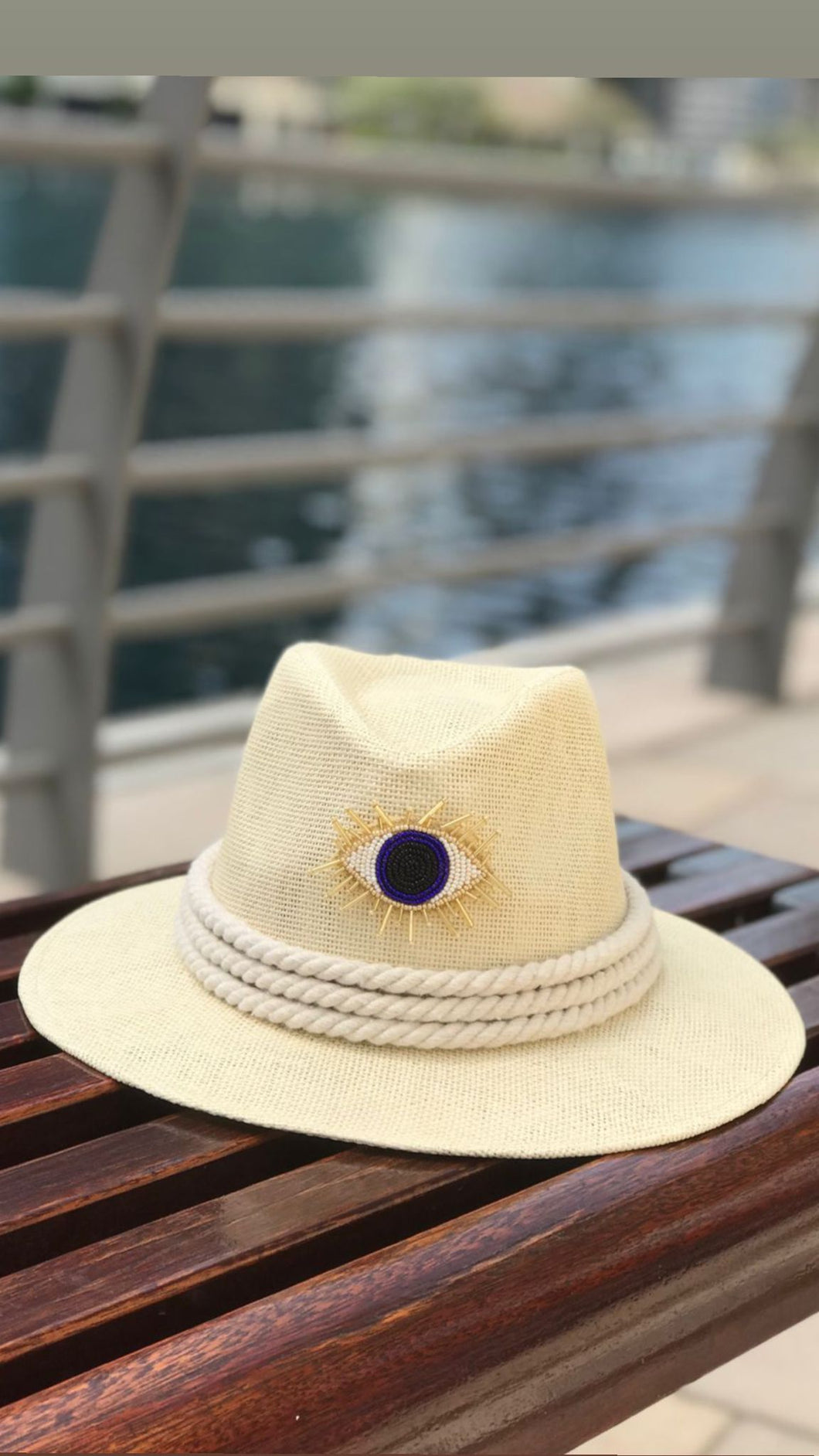 Boho hat with eye